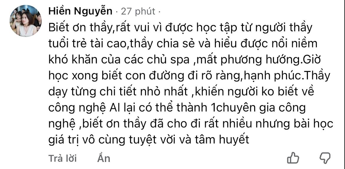 Feedback học viên Hiền Nguyễn
